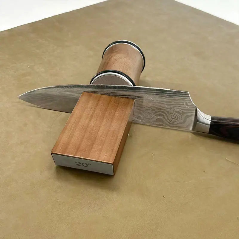 Premium Knife Sharpener with Magnetic Holder