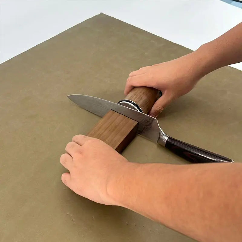 Premium Knife Sharpener with Magnetic Holder